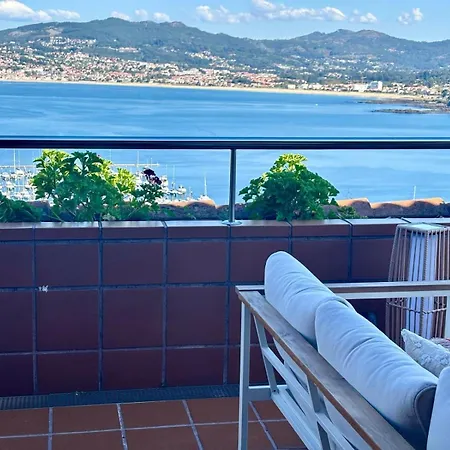 アパート Holibai Baiona, Duplex Premium Con Vistas Al Mar バイヨーナ