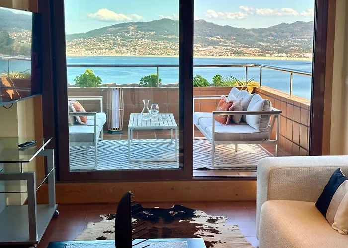 アパート Holibai Baiona, Duplex Premium Con Vistas Al Mar