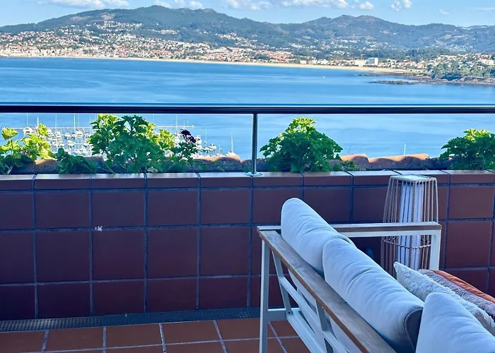 アパート Holibai Baiona, Duplex Premium Con Vistas Al Mar バイヨーナ