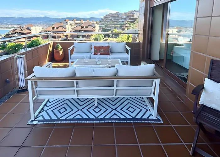 Апартаменты Holibai Baiona, Duplex Premium Con Vistas Al Mar *